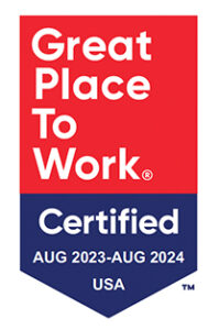 Great Place To Work Certified badge